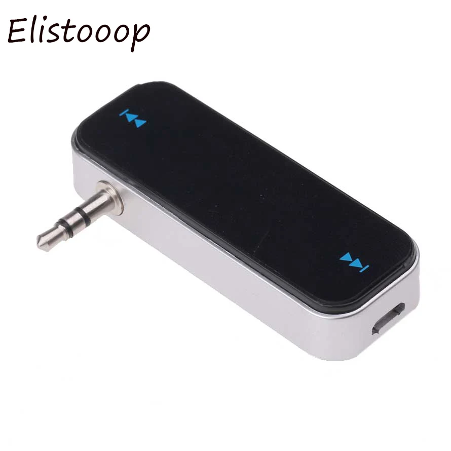 Elistooop беспроводной 3 5 мм Передатчик Музыка Аудио ЖК Diaplay гарнитура для iPhone iPod Samsung