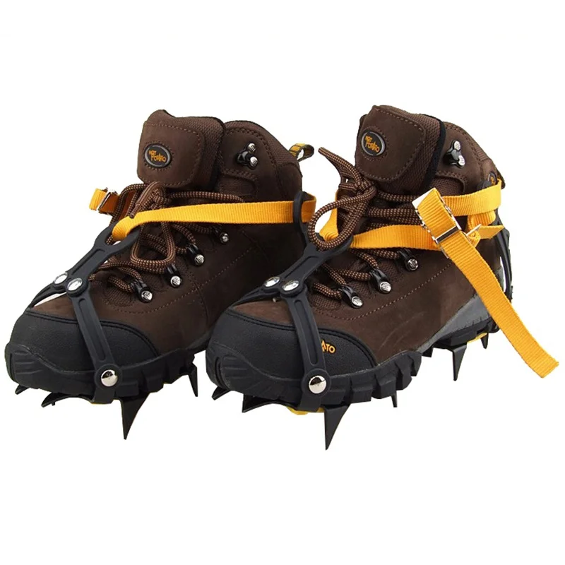 1 пара 10-point Crampons Professional шипы для льда Снежная доска марганцевая сталь накладка против скольжения на льду Лыжный Спорт Восхождение