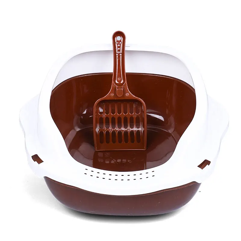 

New Pattern Suspensible Semi-Closed Cat Sand Basin Picking Up Toiletries Big Cat Toilet Excrement And Urine Anti-Splash Pet Toil