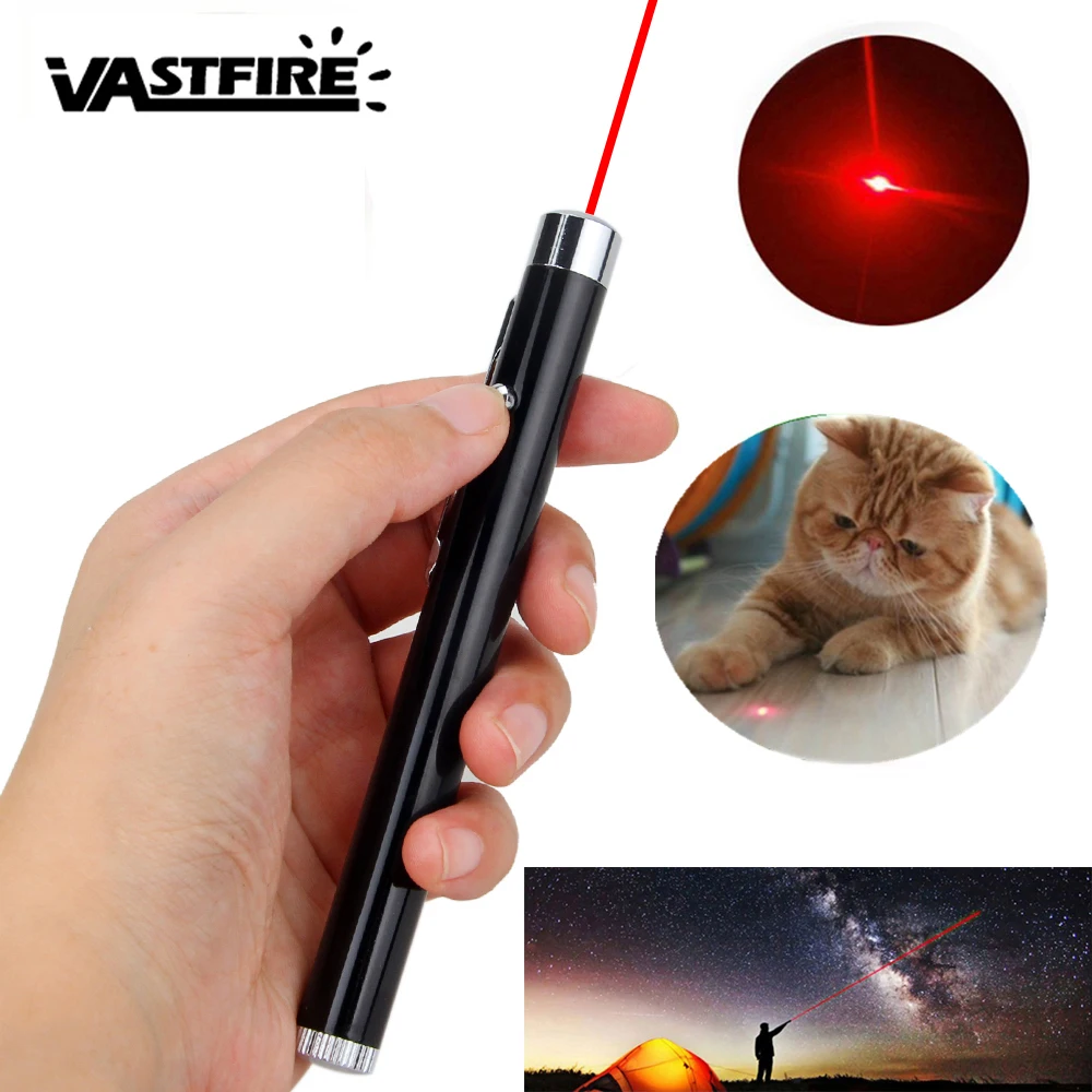 

200m 1mW Red 650nm Hunting Laser Pen Black/Silver Strong Visible Light Beam Laser point Powerful Military Laser Point Pen