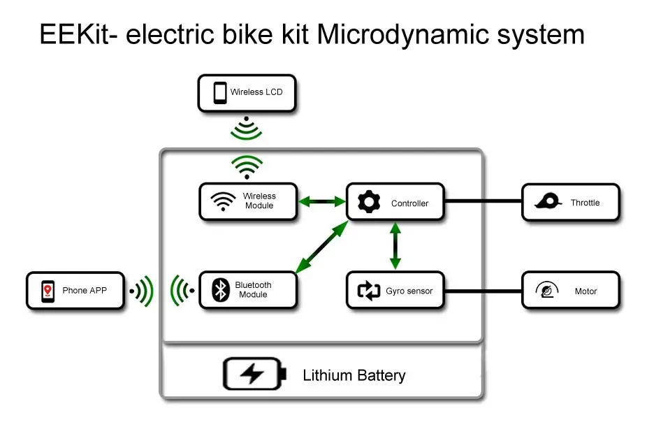 EEKit- ebike conversion kit Microdynamic system