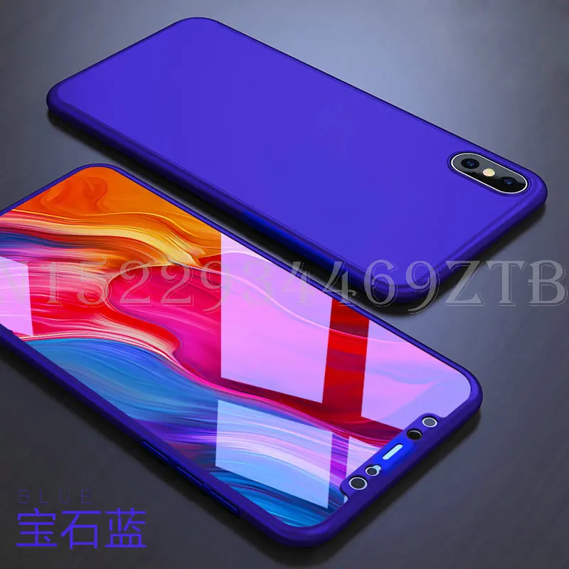 Чехлы для Huawei Y5 2019 с полным покрытием 360 градусов чехол закаленным стеклом Y 5
