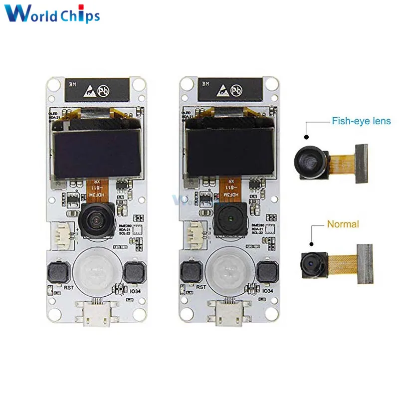 Двухъядерный модуль камеры ESP32 Cam OV2640 программируемый PSRAM WIFI 0 96 дюйма OLED SSD1306 I2C BME280
