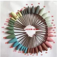 40 шт. Полировочный материал, резина, силикон, полировка, абразивные наконечники, 2,35 мм, стоматологическая лабораторная продукция