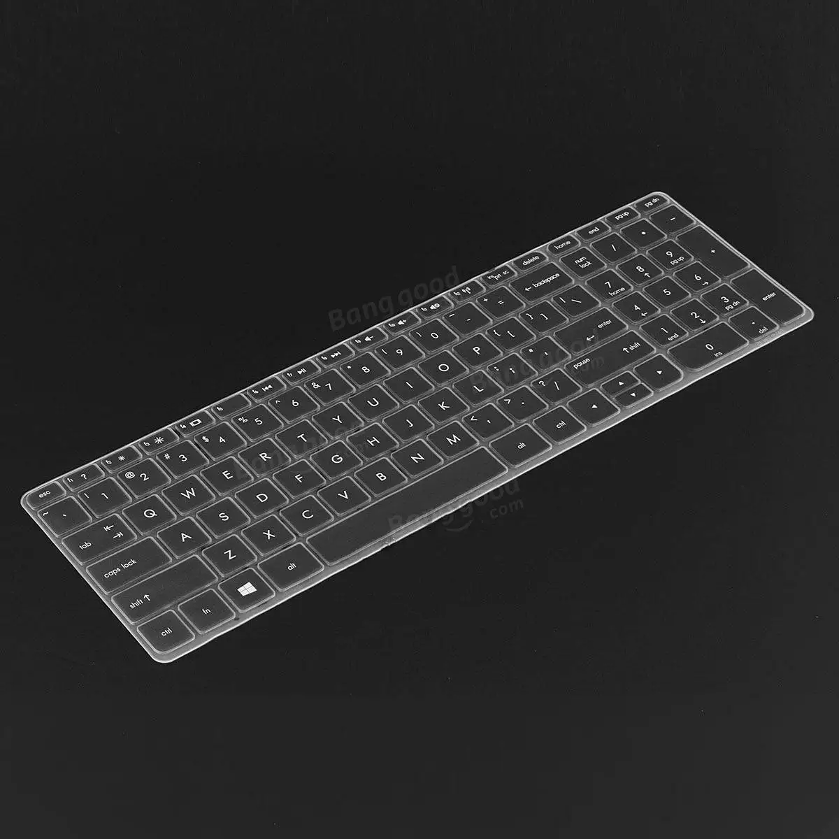 Transparent/Black/Blue/Purple/Rose Red Notebook Keyboard Protector Keyboard Cover for HP Pavilion 15