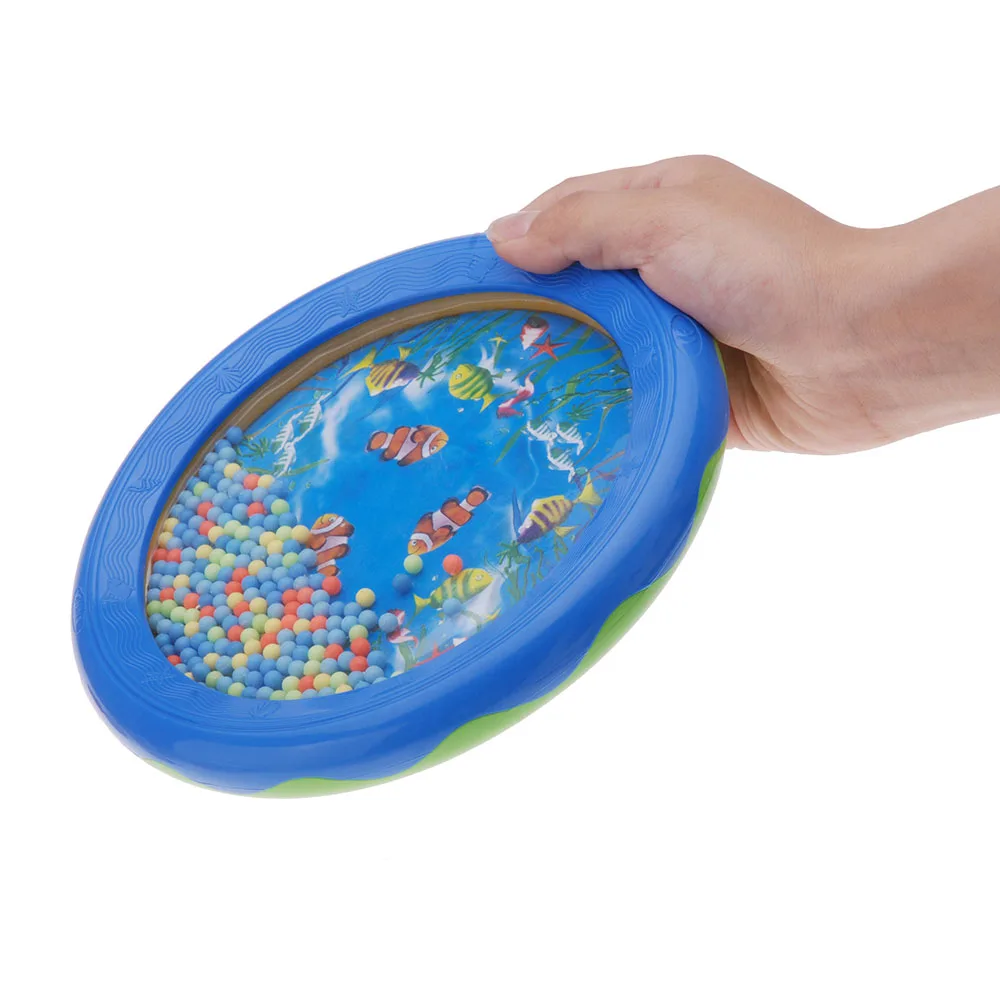 Hot Sale Exquisite Ocean Wave Bead Drum Gentle Sea Sound Musical Educational Tool For Baby Kid Percussion Instruments Drum Toy Card Toy Construction Toolstoys For Three Year Olds Aliexpress
