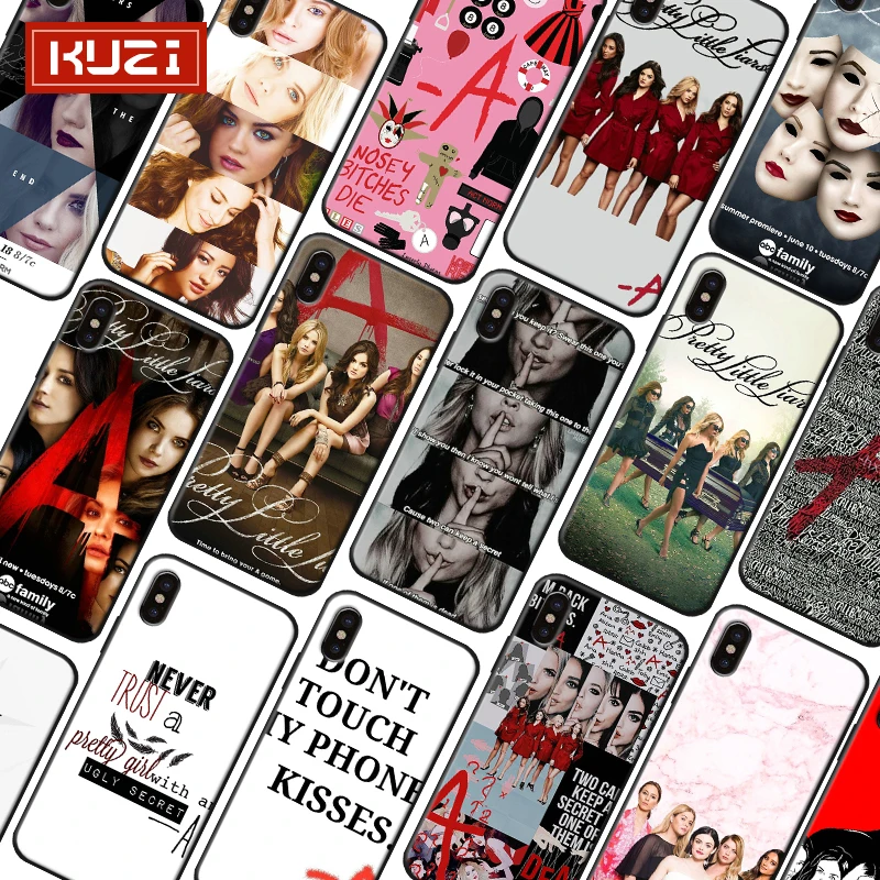 Pretty Little Liars Soft Silicone Phone Case for iPhone X XS MAX XR 7 8 6 6S plus 5S SE |