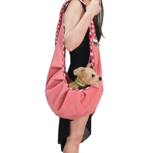 Качество мягкой шерстяной слинг собака кошка щенок сумка одного плеча сумку домашнее животное Стропы собака Перевозчик