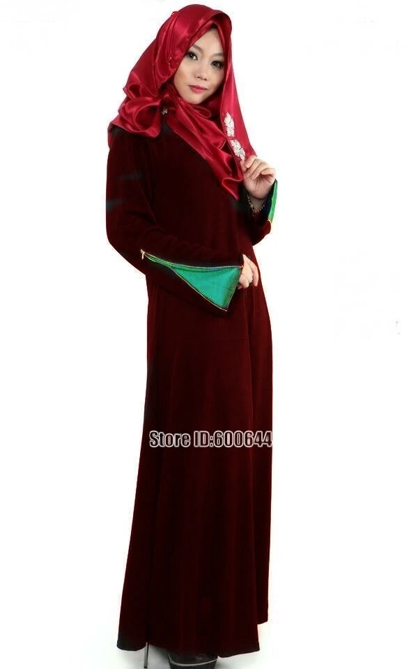 Модное мусульманское женское платье abaya женское Макси Размер Кафтан джибаб платье плюс размер исламские малайзийские костюмы