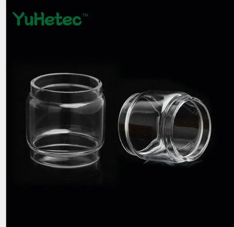 

2pcs YUHETEC Replacement Fatboy Glass Tank for I JOY Tornado 150 / Tornado Hero/ Captain X3 / Katana Subohm Tank 5.5ML