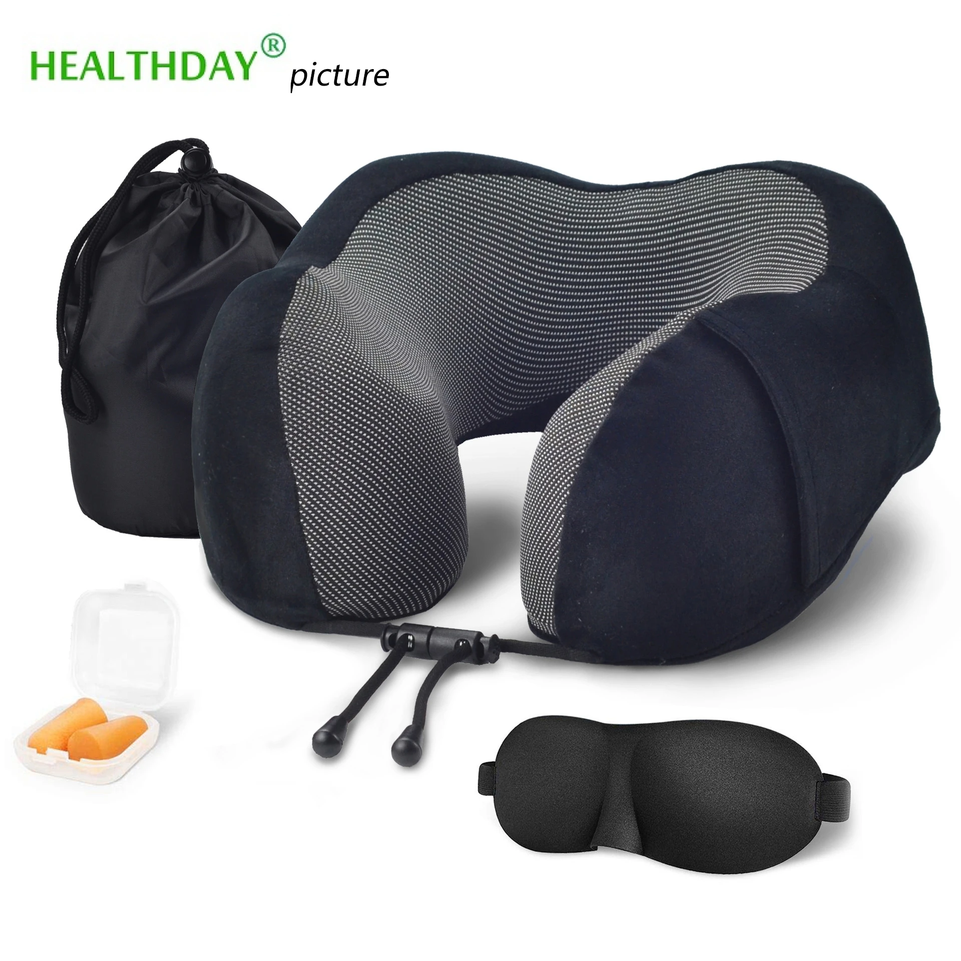 

1PC Hump U-Shaped Slow Rebound Memory Foam Neck Pillows Soft Travel Pillow Solid Neck Cervical Health Care Bedding Drop Shipping
