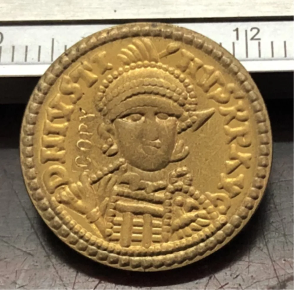 

518-524 Years Burgundian Kingdom 1 Solidus-Sigismund / In the name of Justin I Copy Coin
