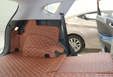 Высокое качество! Полный комплект автомобильные коврики для багажника hyundai Tucson