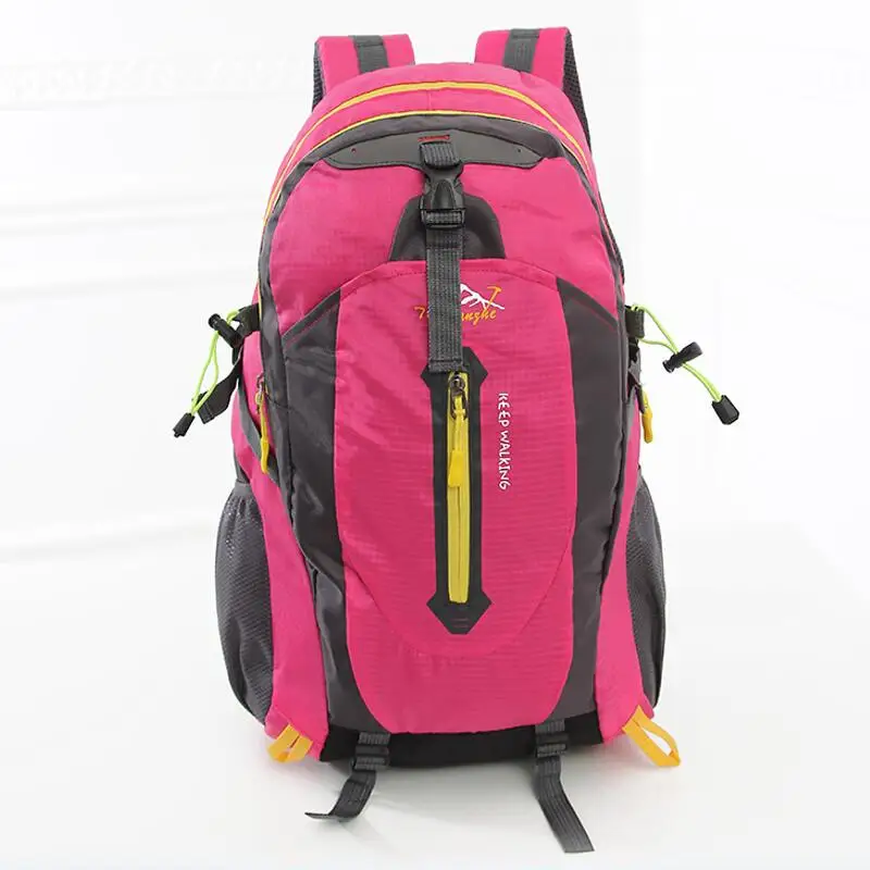 New Men and Women Outdoor climbing bag waterproof nylon backpack shoulders camping leisure sports bag rucksack