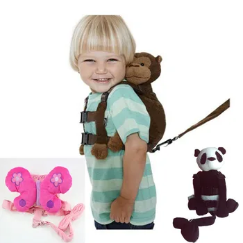 

Monkey 2-in-1 Baby Kids Keeper Assistant Toddler Walking Safety Harness Backpack Bag Strap Harnesses & Leashes