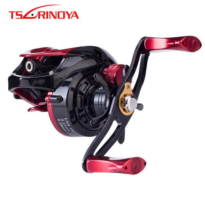 

TSURINOYA XF-50 Baitcasting Reel 190g 10BB 6.6:1 Magnet Brake System 12.5g Aluminum alloy Lightweight Spool Fishing Lure Bait