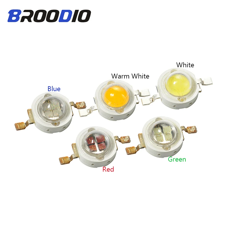 

5pcs LED Lamp Lighting LEDs Bulb Chip Diode 5W Cool Warm White Red Green Blue Bright Lampada 5Watt LED DIY Flood Light Spotlight
