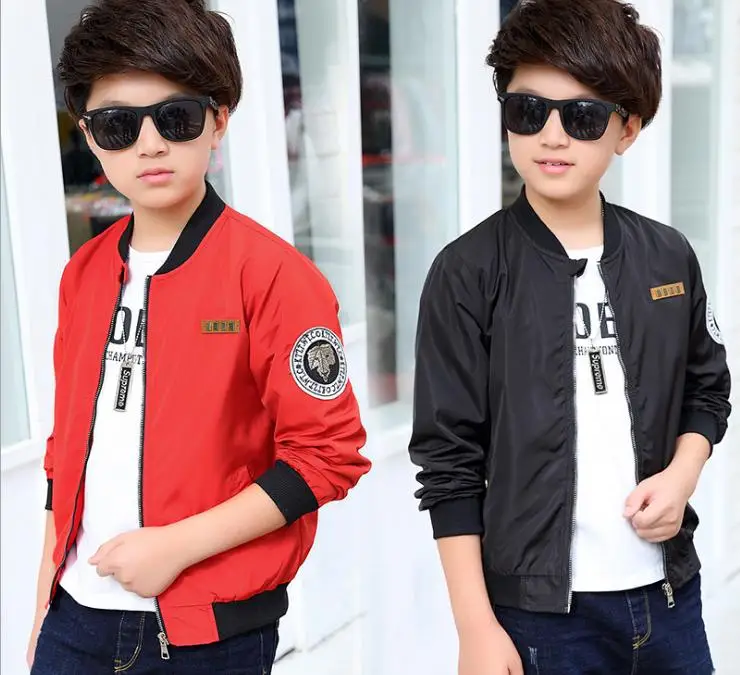 

Boys' coat 2018 new style children's spring jacket, windbreaker, baseball suit, casual wear, children's wear