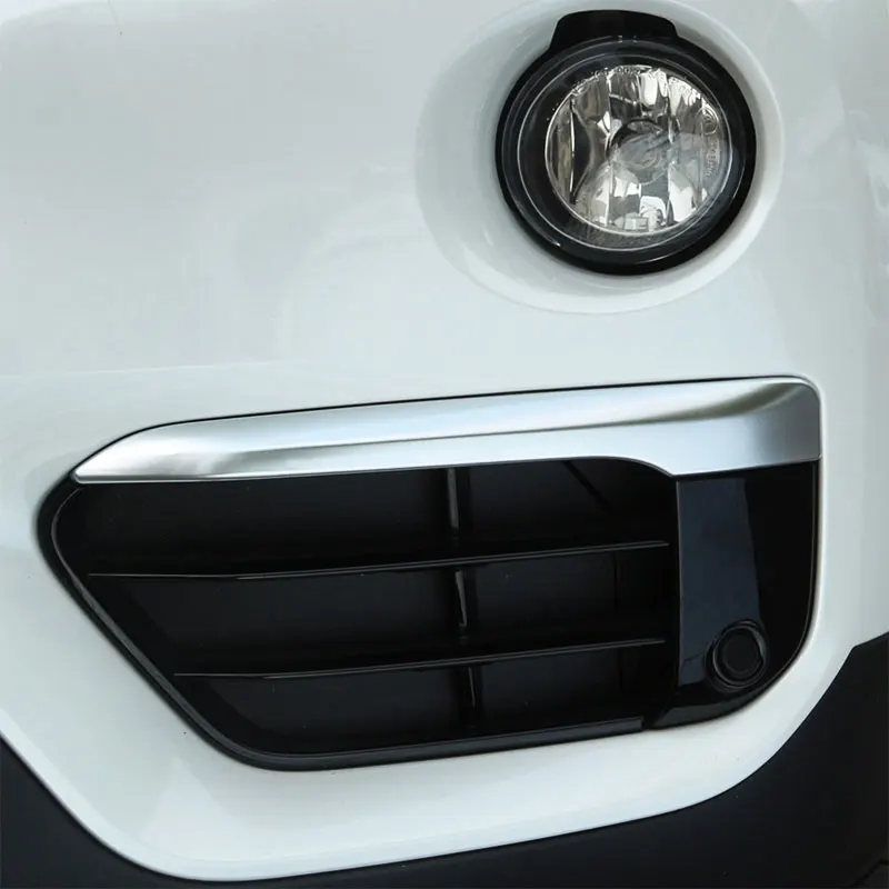 Для BMW X1 F48 2016 2017 2018 2019 хром передние противотуманные фары светильник лампа полоса