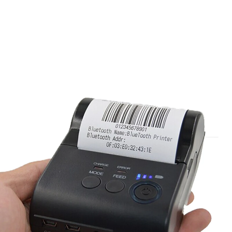 Портативный термопринтер для чеков с поддержкой Android и Bluetooth 80 мм|printer android|android