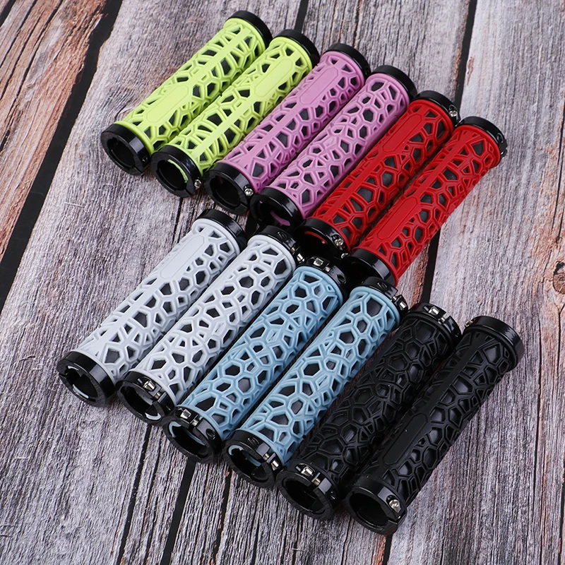 

1 Pair Mountain Road Bicycle Handlebar Grips Ergonomic Rubber Bike Handle Grips Cycling Riding Bicycle Handlebars Grips 6 Colors