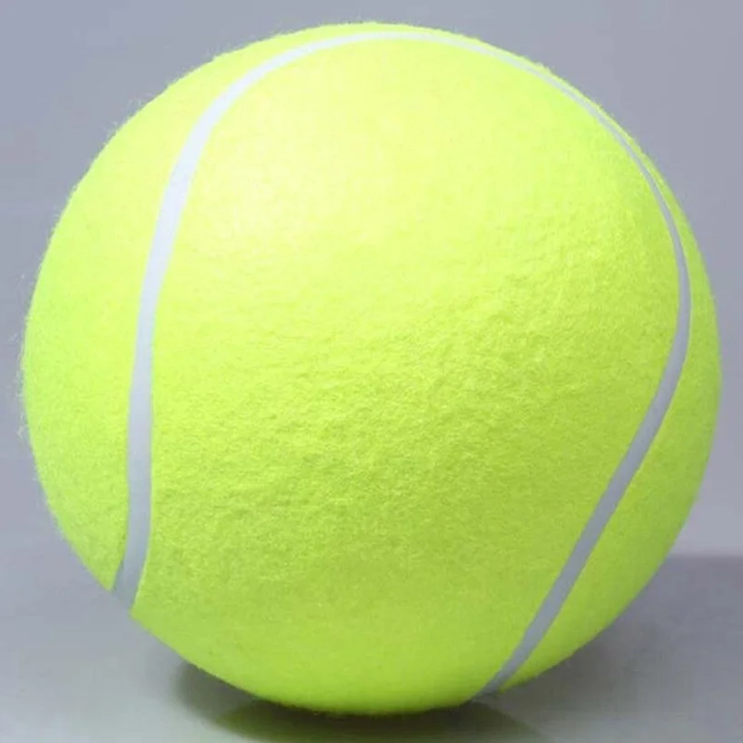 24 см теннисный мяч для собак гигантские Домашние животные игрушка, теннисный мяч собака жевательная игрушка Подпись Мега Jumbo детский мячик для домашних животных товары для собак