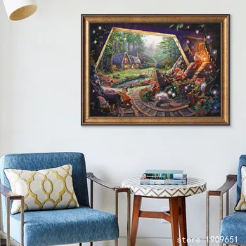 

No frame classical Thomas cartoon people landscape oil painting canvas printings printed on cotton wall art decoration picture