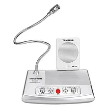 Горячая Высокое качество Takstar DA-237 двухканальные окна Интерком Громкоговорители для больницы железнодорожной станции Банк Счетчик окна домофон