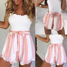 Новые летние женские повседневные полосатые юбки в полоску с лепестками, Двухслойные плиссированные юбки, вечерние мини-юбки, короткие женские юбки