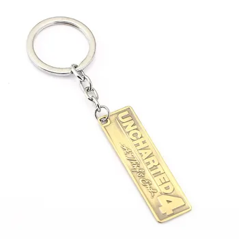 

12pcs/lot Uncharted 4 Key Chain A Thief's End Key Rings For Gift Chaveiro Car Keychain Jewelry Game Key Holder Souvenir