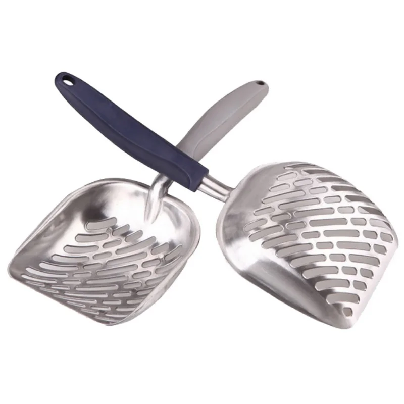 

Pet Shit Litter Artifact Dogs Waste Stainless Steel Metal Shovel Metal Toilet For Dog Cat Sand Shovel