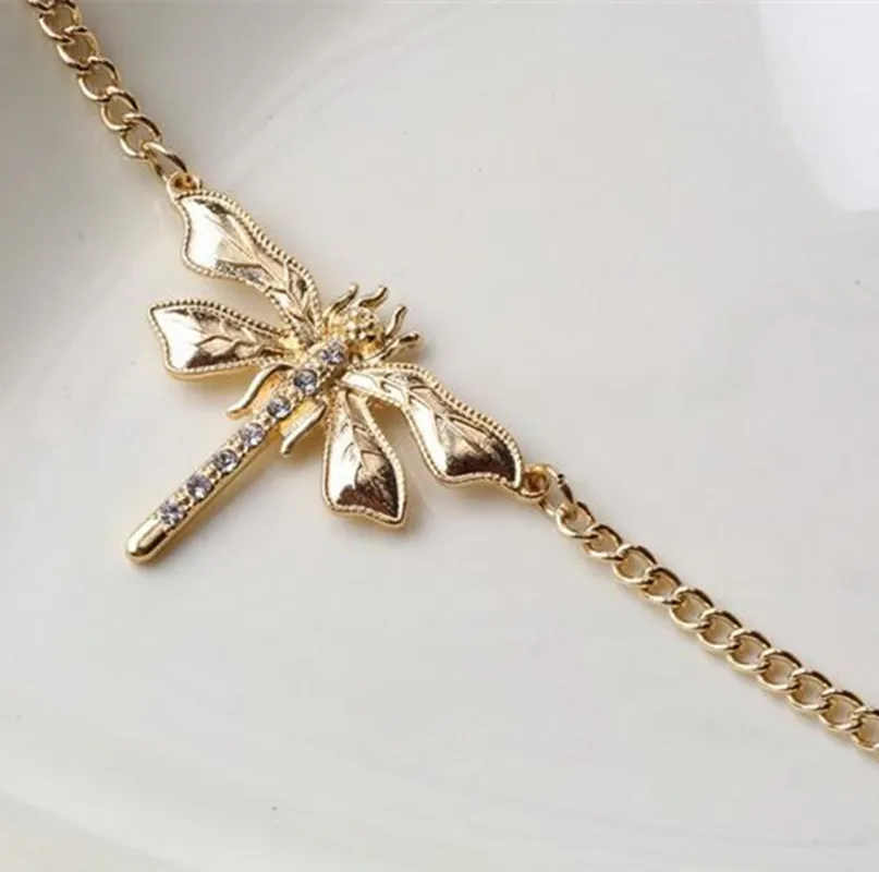 

Women's Fashion Golden Dragonfly Hair Band Hair Bands Hair Accessories JWD79