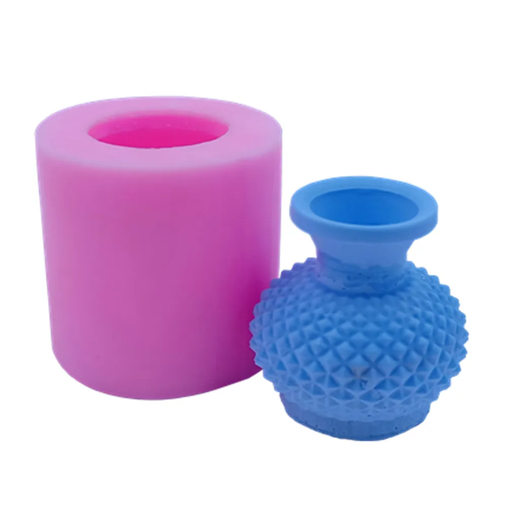 

Vase Design Candle Mold Aromatherapy Gypsum Mold 3D Silicone Mold for Decorating Crafts