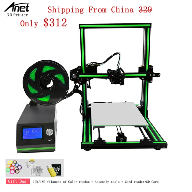 Special Price Anet E10 Semi Assembly Aluminum Frame Desktop 3D Printer High Precision 0.1-0.4MM 3d Printer With 1.75MM Filament 0.4MM Nozzle Special Price Anet E10 Semi Assembly Aluminum Frame Desktop 3D Printer High Precision 0.1-0.4MM 3d Printer With 1.75MM Filament 0.4MM Nozzle