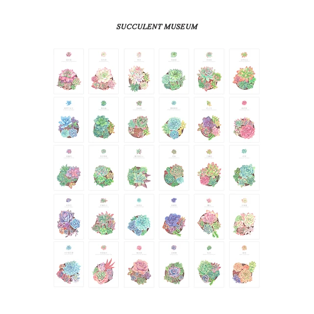 aliexpress com buy 30pcs postcards cute green plants postcards diy cute postcards