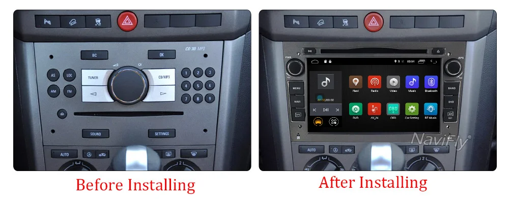 Flash Deal NaviFly Android 7.1 Car dvd player radio audio For Opel Zafira B Vectra Meriva Antara Astra Corsa GPS navigation 4G WIFI BT RDS 8