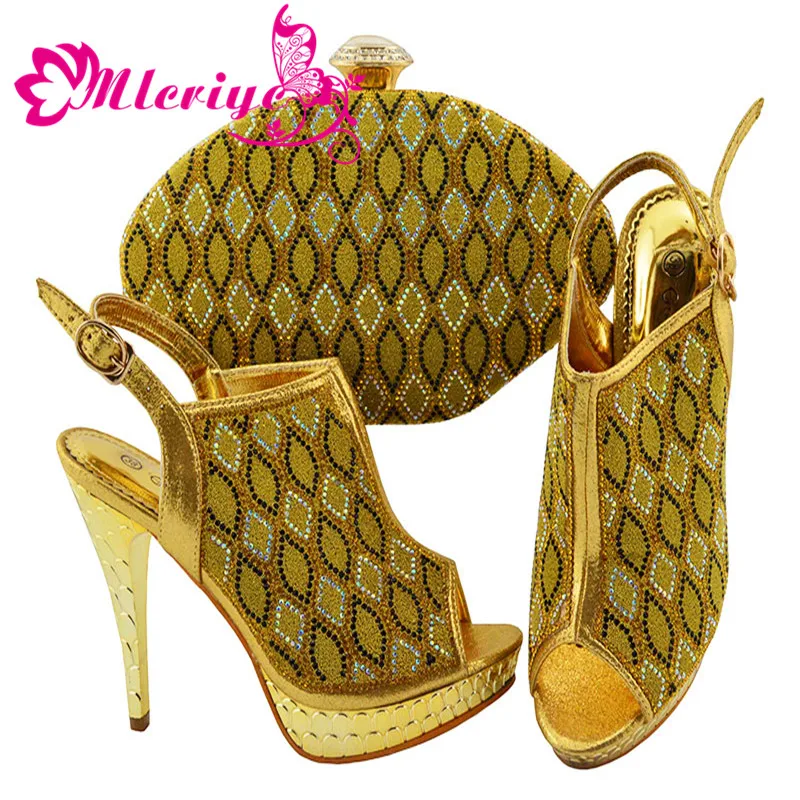 

New Arrival Italian Shoe and Bag Set for Party In Women Women Shoe and Bags To Match Set Italy Shoes Woman High Heel Party Pumps