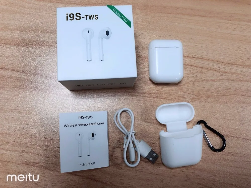 MINGGE i9s-TWS Twins Earbuds Mini Wireless BluetoothV4.2 Earphones Stereo Earbuds Handsfree Headphones For Xiaomi IPhone Android