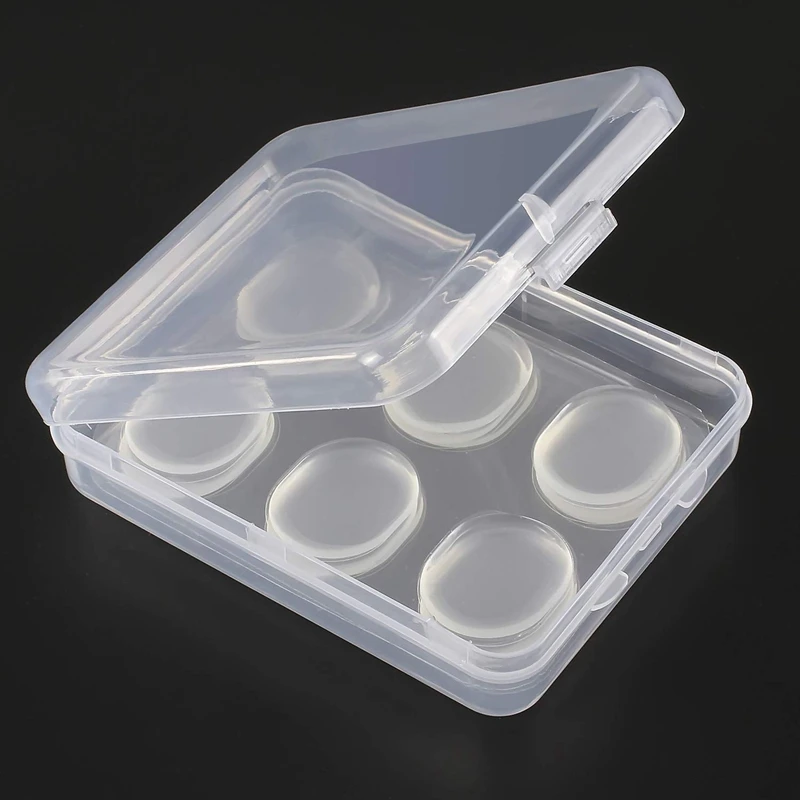 

18 Pieces Drum Damper Gel Pads Silicone Drums Silencer For Drums Tone Control-Clear