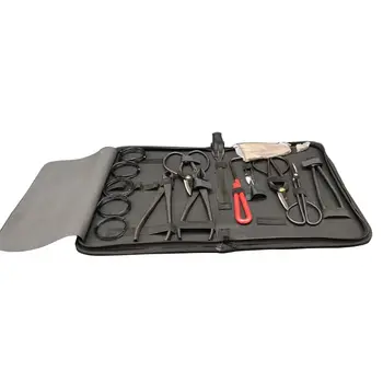 

10pcs/set Carbon Steel Pruning Shears Bonsai Extensive Cutter Scissors Tool Kit with Nylon Case for Home Garden Backyard