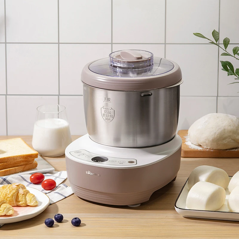 220V 3.5L Electric Dough Mixer Automatic Dough Fermenting& Mixing Machine Multifunction Household Food Mixer