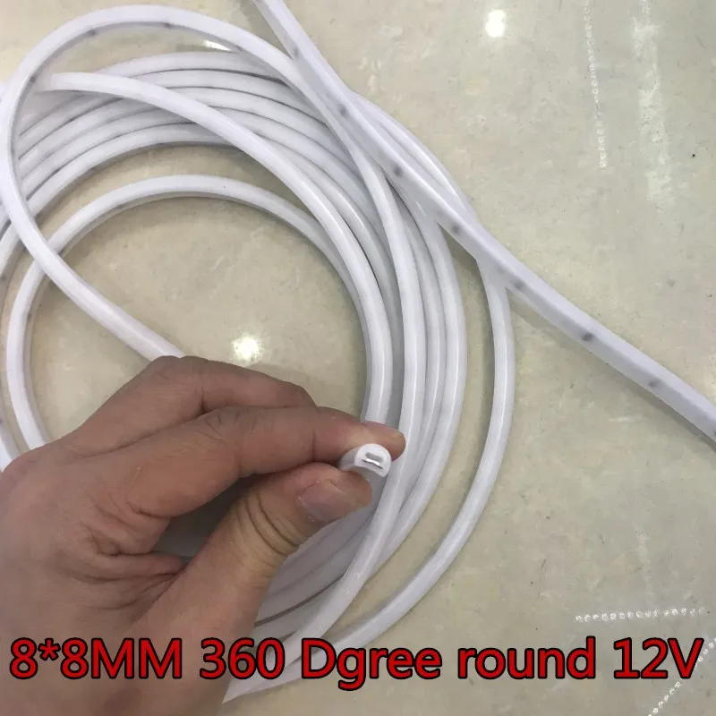 Светодиодная лента SMD2835 12 в неоновый светильник 14 мм/8 мм круглая линия низкое