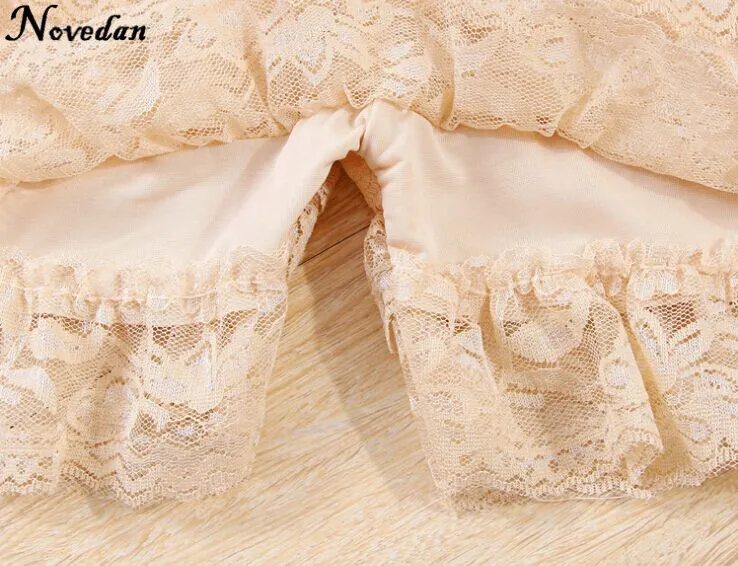 Women Sexy Dance Shorts Female Underwear Plus Size Lace Ruffles Cancan Latin Salsa Dance Sheer Panties Butt Lifter Briefs