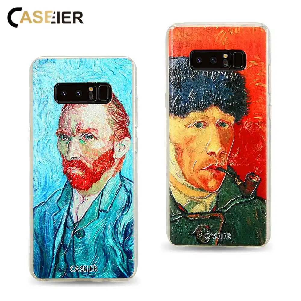 CASEIER 3D Luxury Phone Case For Samsung Galaxy S8 Plus S6 S7 Edge Note 8 Cover Soft Silicone TPU Human Painting Coque Funda Bag |