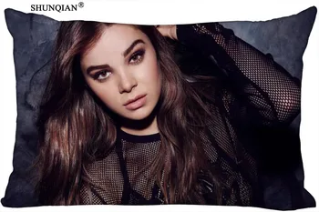 

New Custom Hailee Steinfeld Pillowcase Zippered Rectangle Pillow Cover Cases Size 45X35cm,40x60cm,45X75cm,50X75cm(Two sides)
