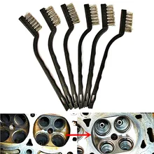 20 шт. 18 см нержавеющая сталь латунная проволочная щетка зубные щетки ржавчины скраб удалить чистящие средства