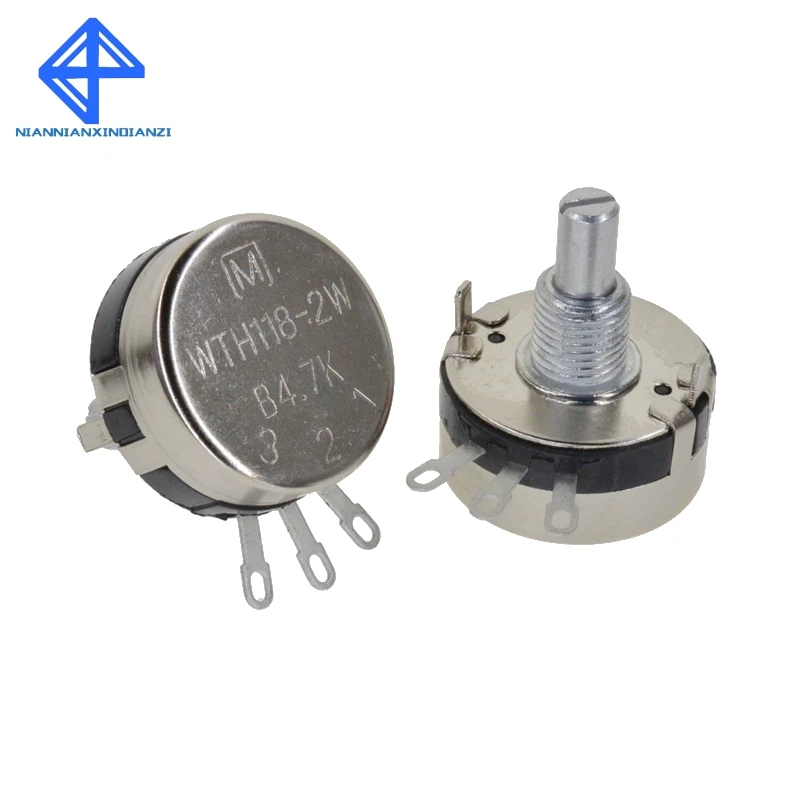 WTH118 DIY Kit Parts 2W 1A потенциометр 1K 2 K 4 7 10K 22K 47K 100K 470K 1M|Потенциометры| |