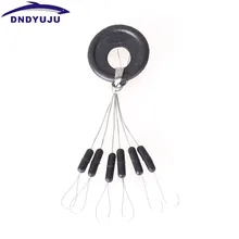 DNDYUJU 100 наборов/600 шт. рыболовные снасти, устойчивые лески, космические бобы, не вредят леске, вертикальные бобы, рыболовные снасти, коробки