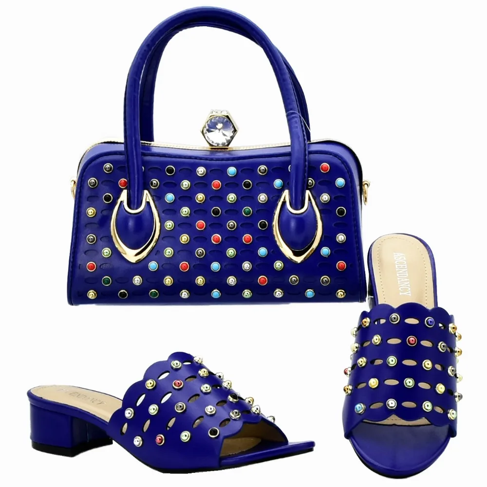 Sac 1 À Coloré Perle Italien 4 Assortir La 3 Chaussures 2 5 2019 Et Pour Or talons Ensemble Dernière Mode Mid Partie Avec tnU0wEqYS