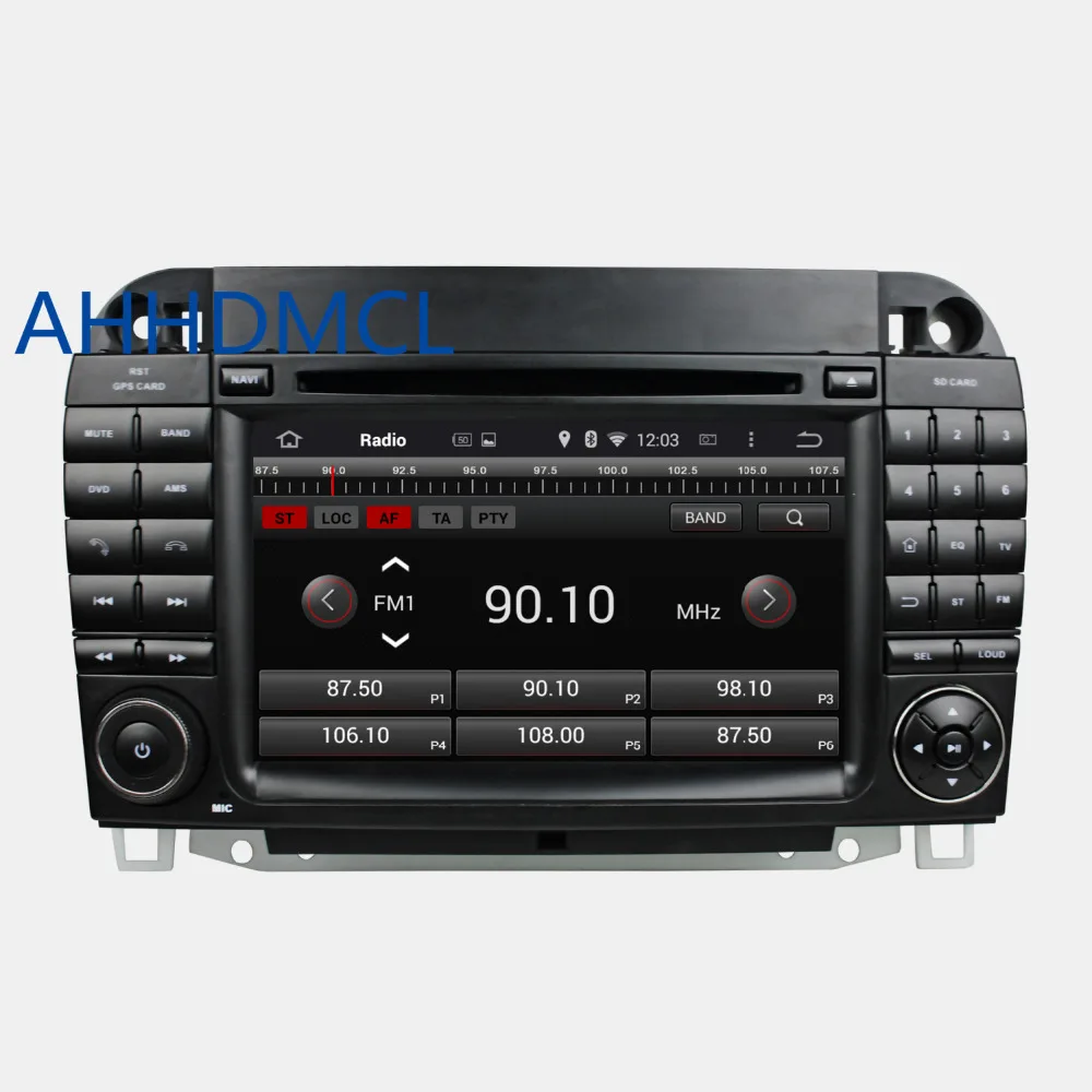Sale Car Multimedia Player Stereo Radio DVD Android 8.1.0 GPS For W220 S Class S280 S320 S350 S400 S430 S500 1999~2006 4
